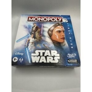 Monopoly Hasbro Gaming Star Wars Light Side Edition Board Game for Families NEW